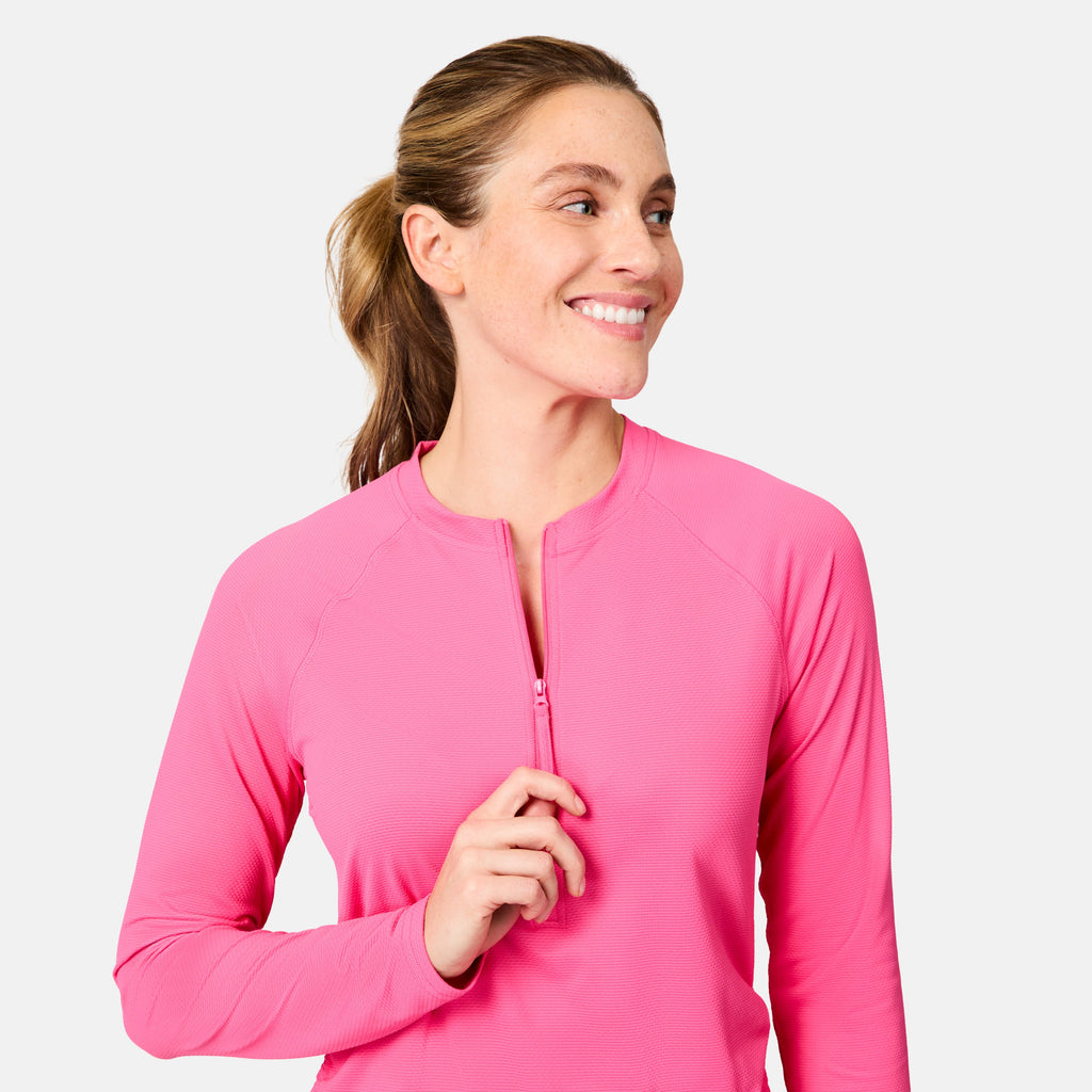 SunFree Quarter Zip UPF Sunshirt