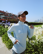 Mock Zip Top Relaxed
