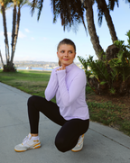 Mock Zip Top Relaxed