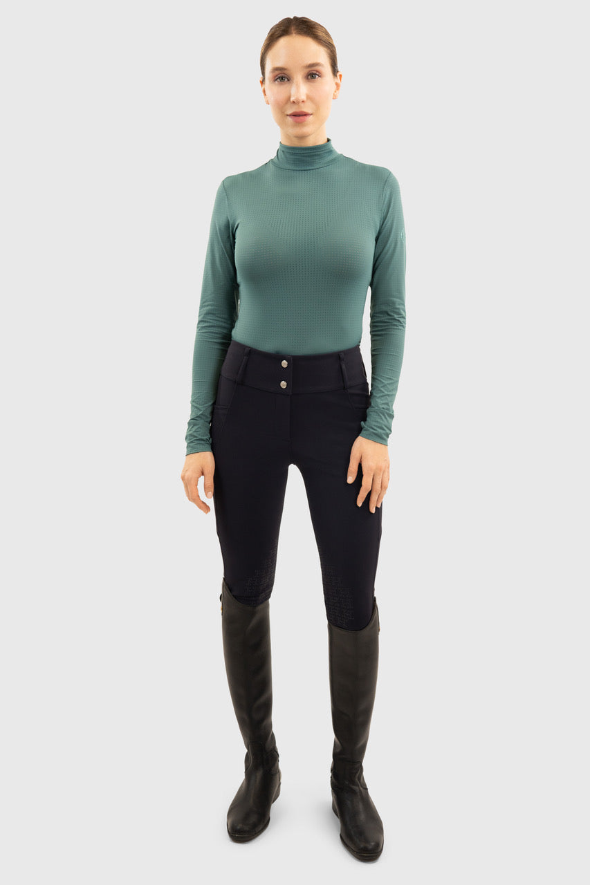 Venti Perforated Long Sleeve