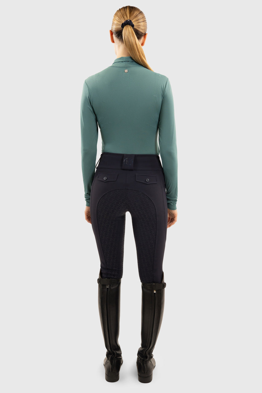 Venti Perforated Long Sleeve