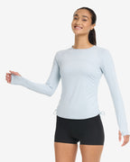 Drawstring Crew Sunshirt