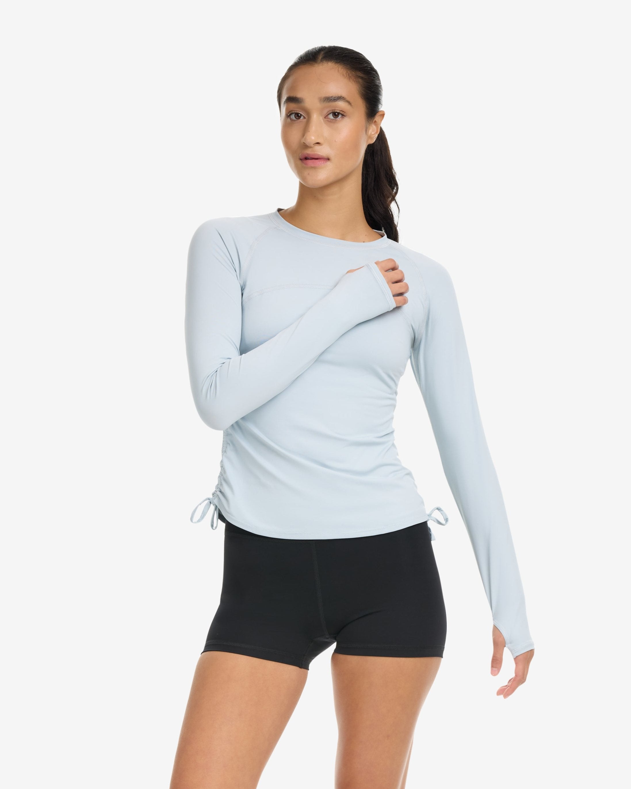 Drawstring Crew Sunshirt