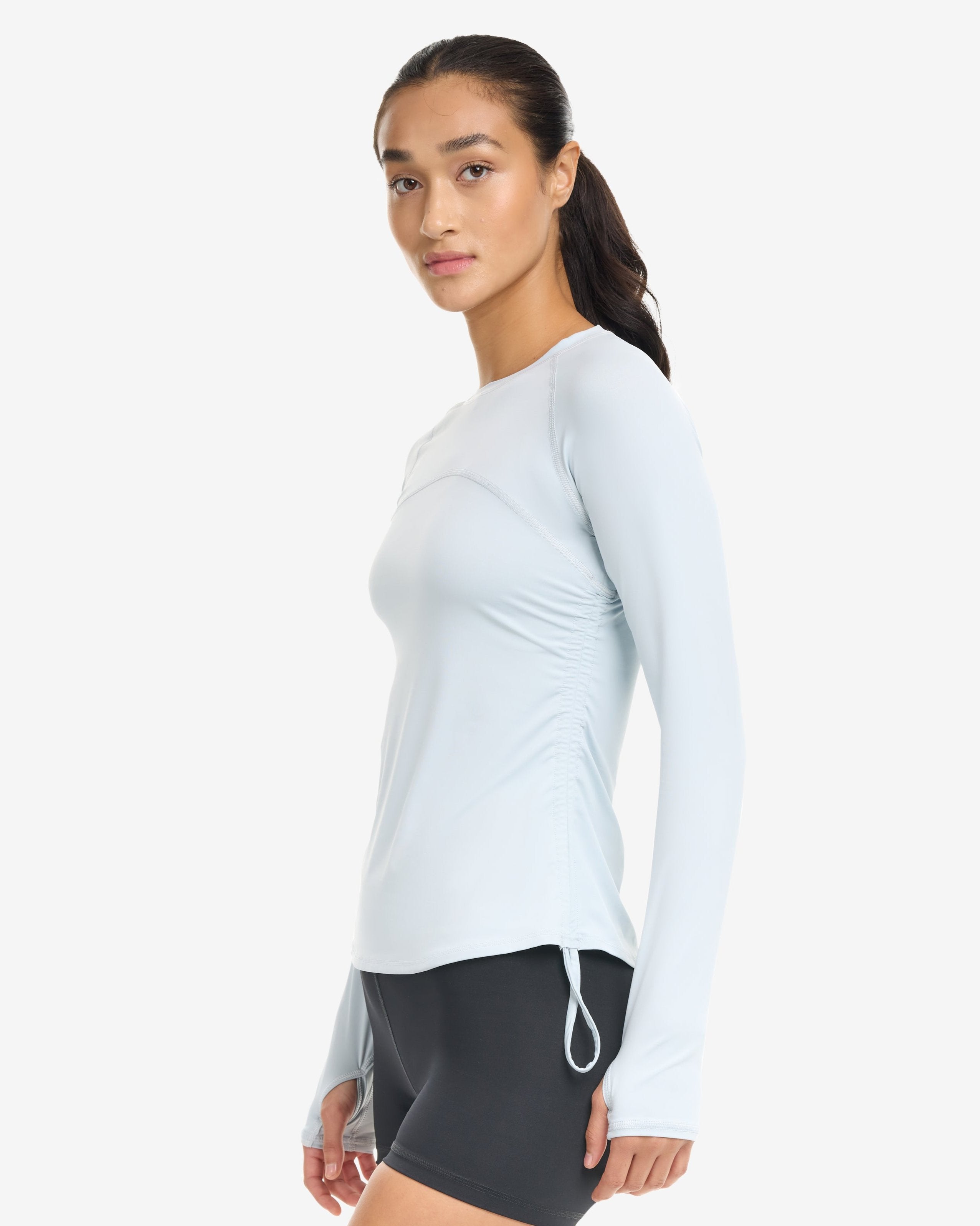 Drawstring Crew Sunshirt