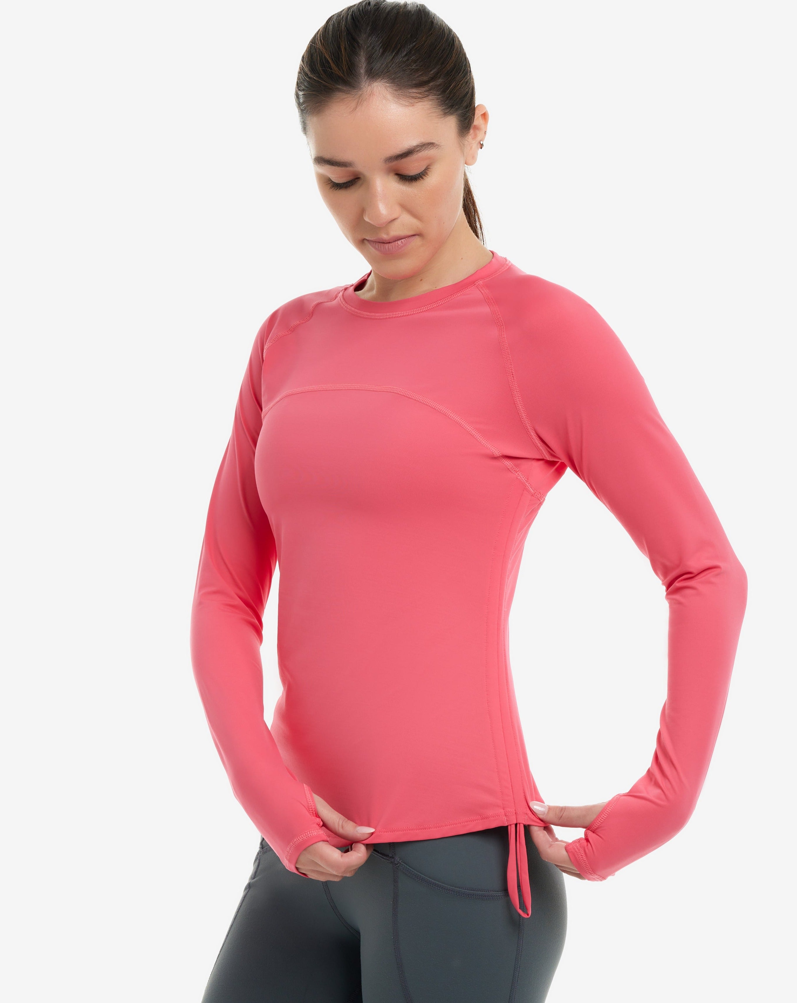 Drawstring Crew Sunshirt