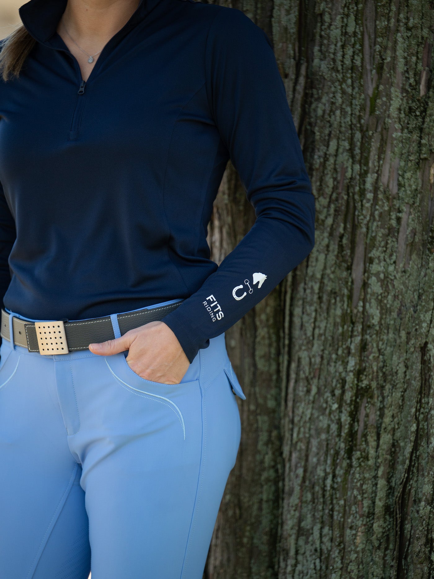 FITS Trio 1/4 Zip Long Sleeve