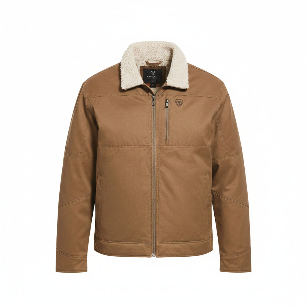 canvas jacket with fleece lining