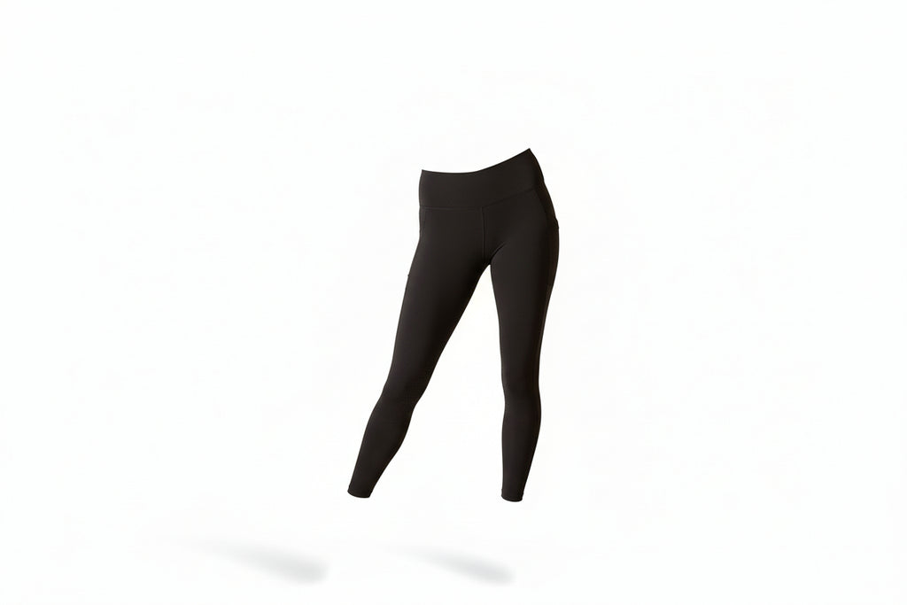 black athletic riding leggings 