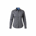 a patterned long-sleeve shirt