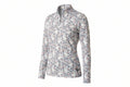 floral long-sleeve athletic shirt