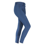 Blue riding pants on a white background