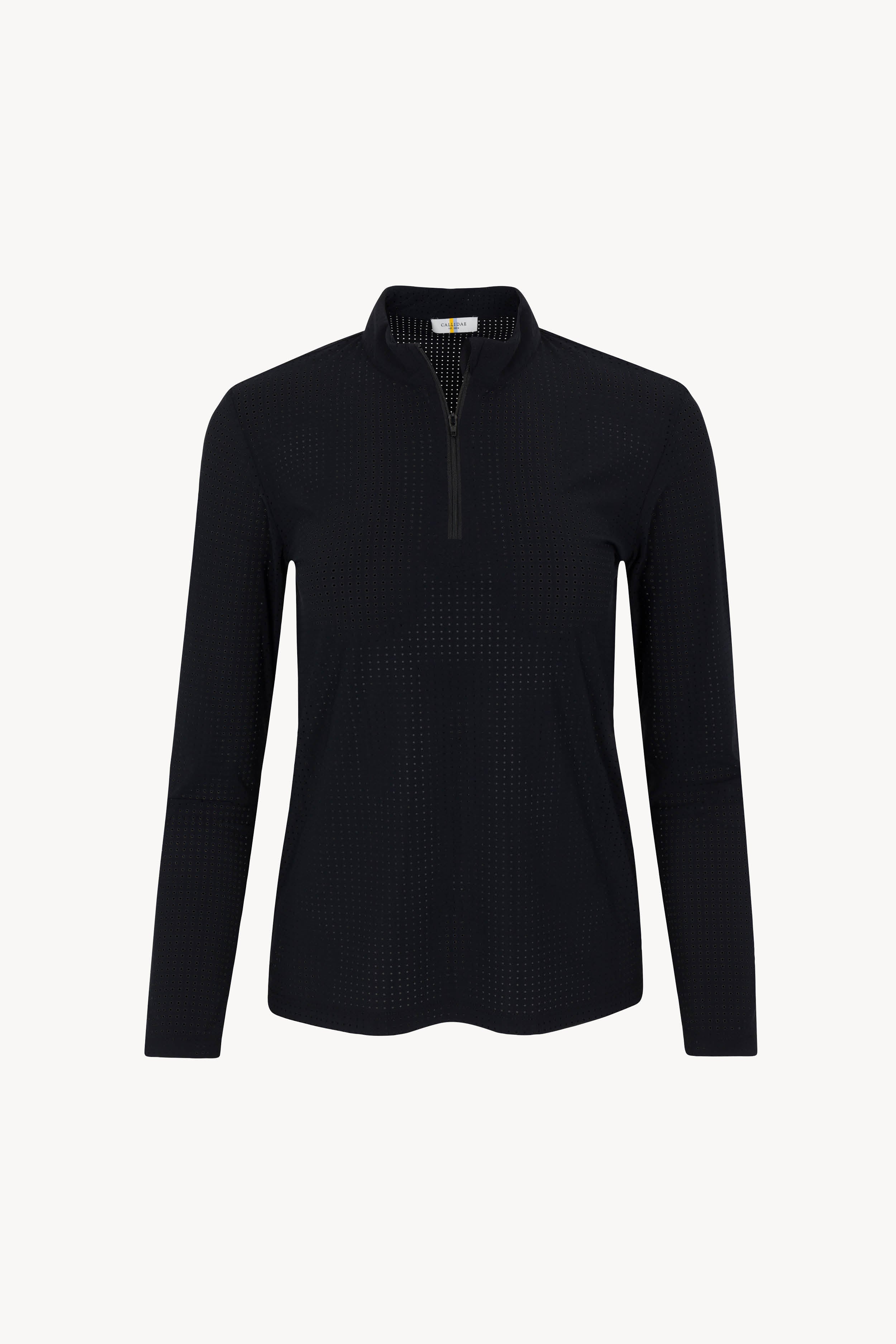 Perforated Performance Quarter Zip