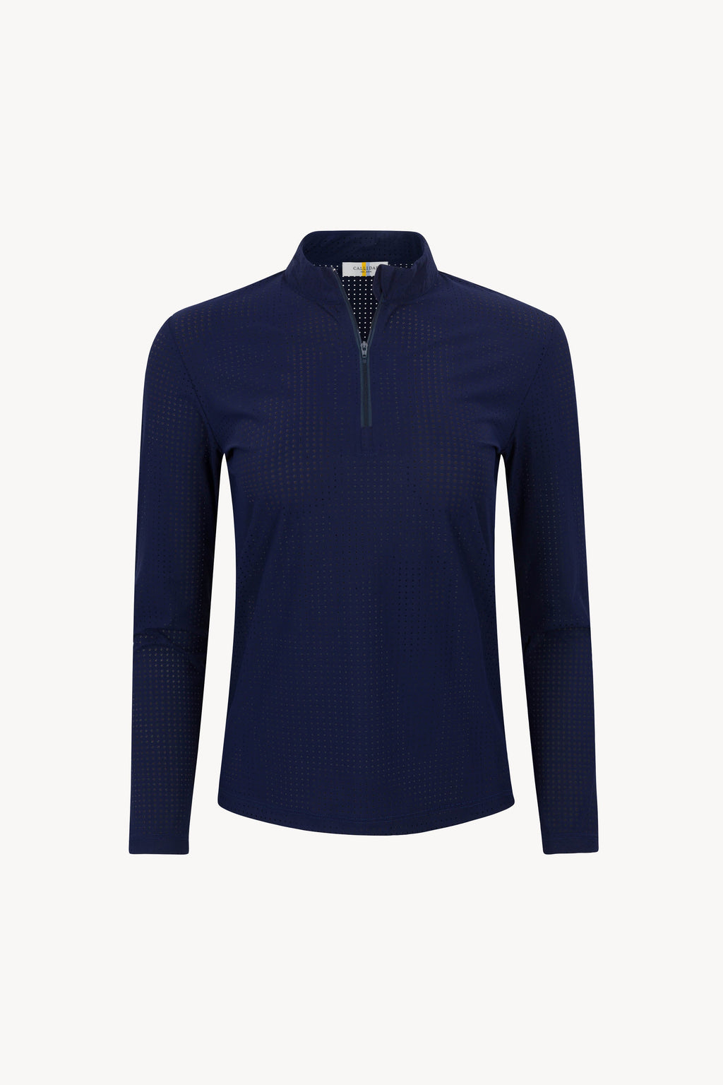 Perforated Performance Quarter Zip