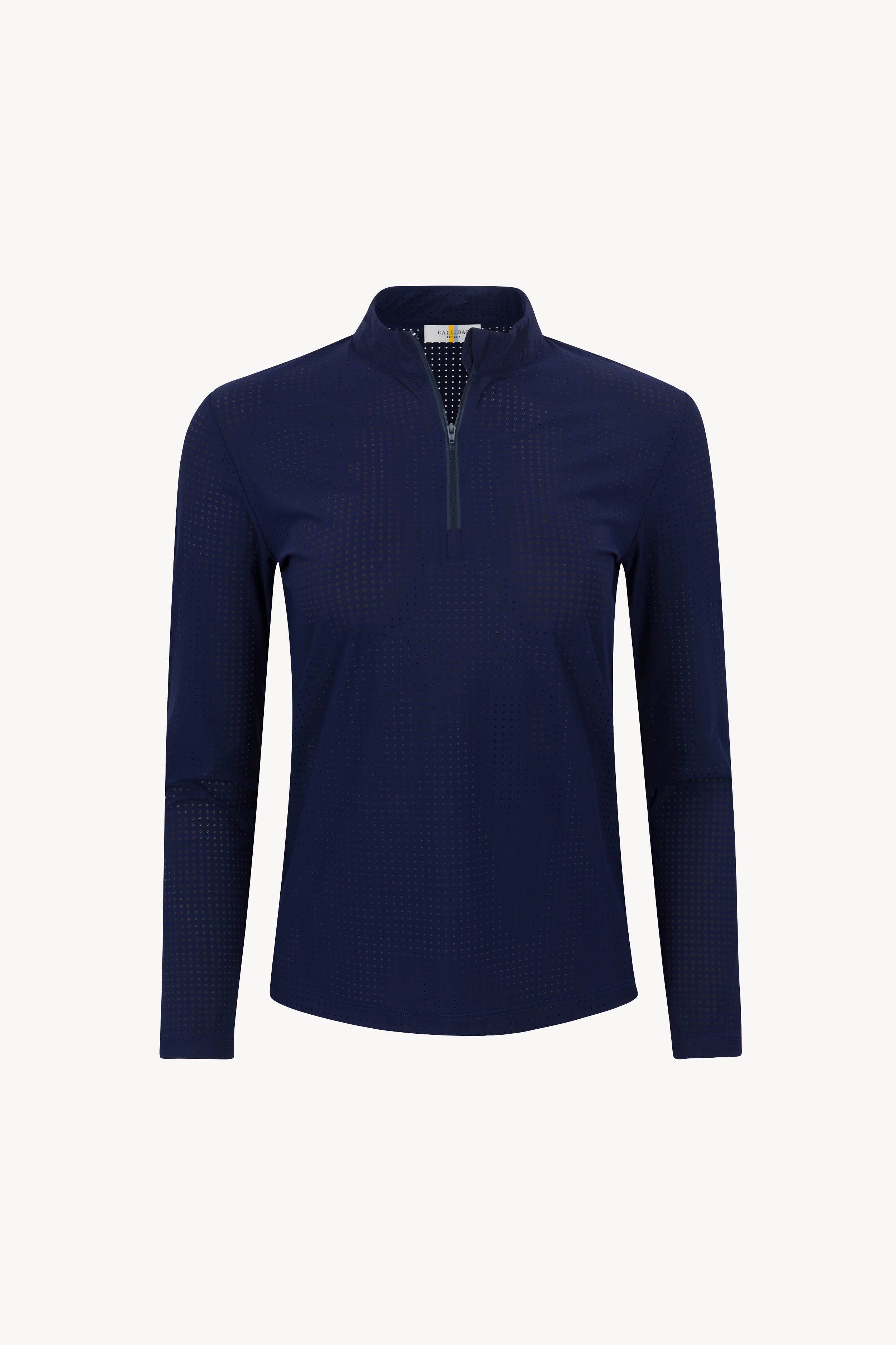 Perforated Performance Quarter Zip