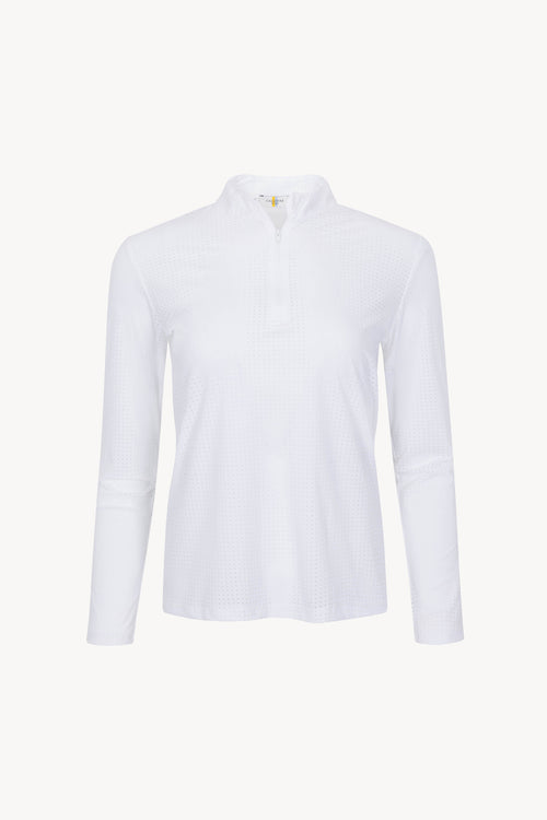 Perforated Performance Quarter Zip