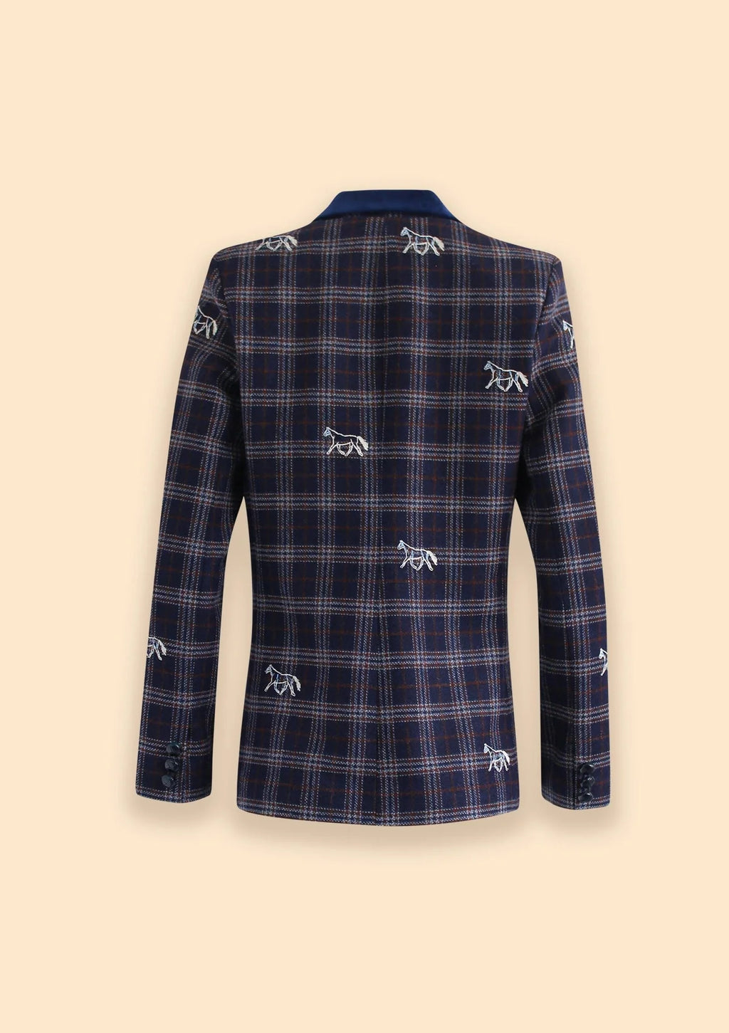 Cavaletti Blazer | Embroidered Italian Wool