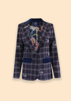 Cavaletti Blazer | Embroidered Italian Wool