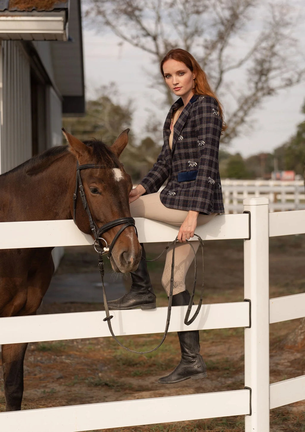 Cavaletti Blazer | Embroidered Italian Wool