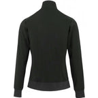 Black jacket shown from the back on a white background