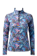 colorful patterned shirt on a white background