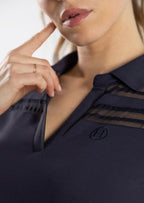 Punch Mesh Short Sleeve Polo