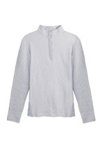Light gray long-sleeve shirt on a white background