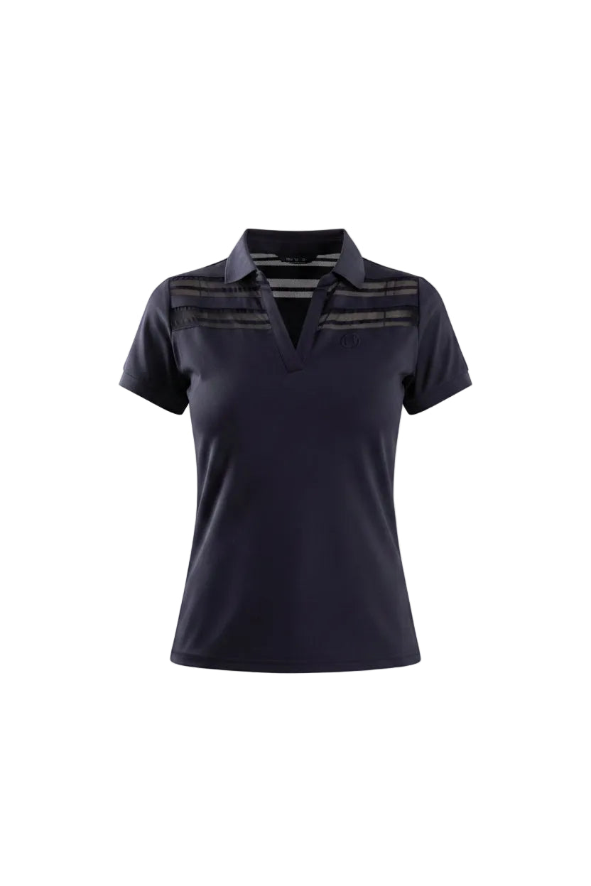 Punch Mesh Short Sleeve Polo