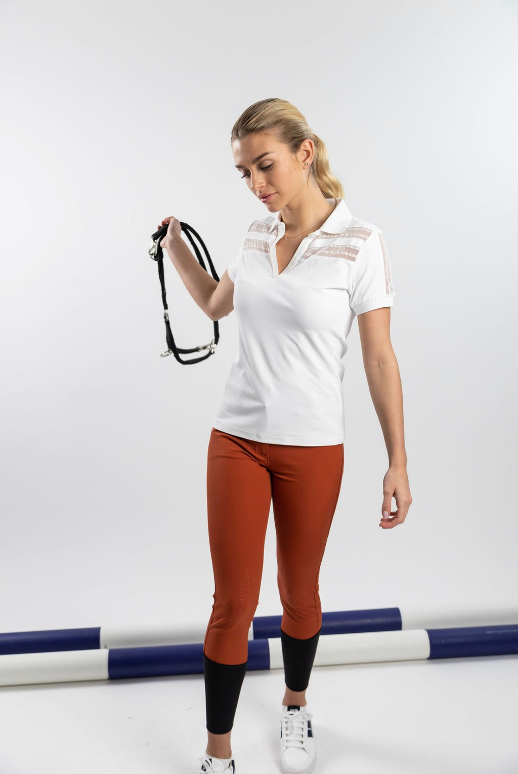 Punch Mesh Short Sleeve Polo