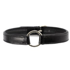 Jeffers Premium Padded Black Leather Dog Collars
