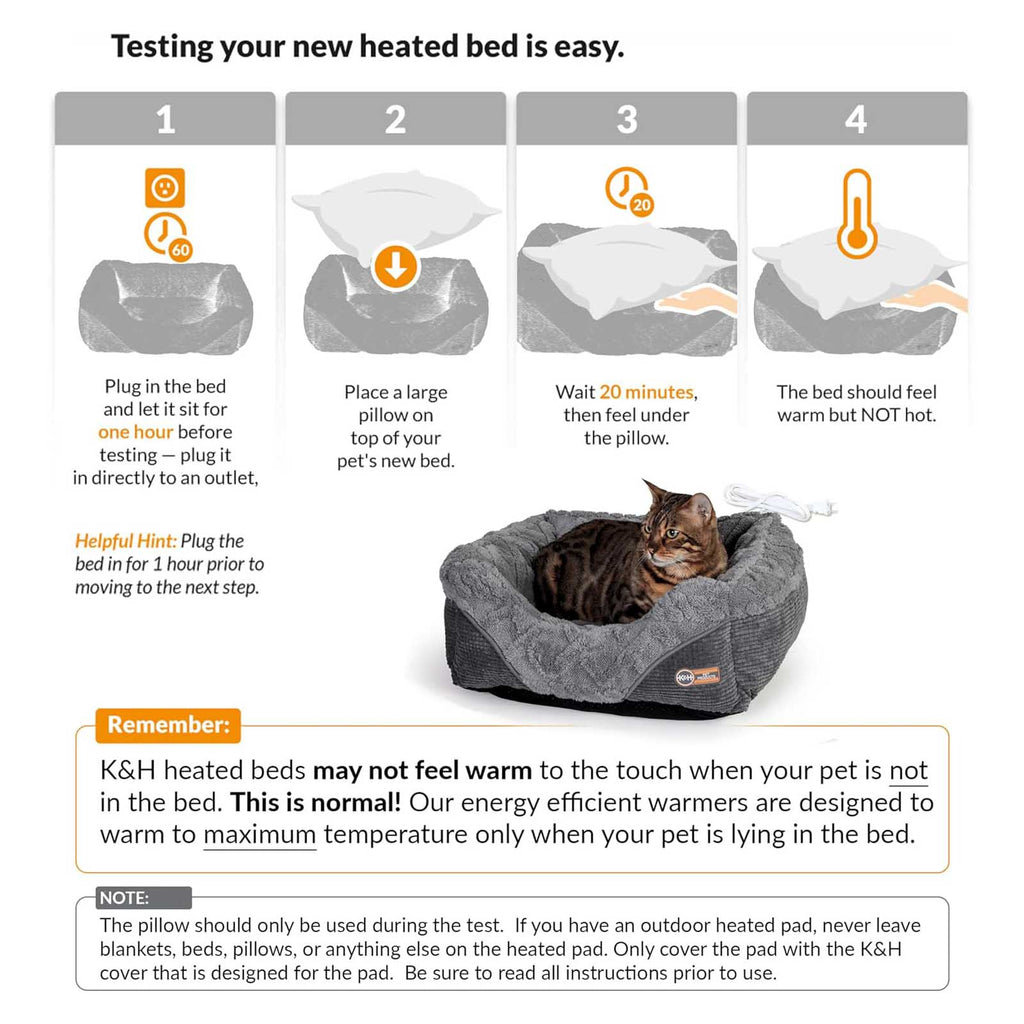 Thermo-Pet Lounge Sleeper Heated Cat & Dog Bed
