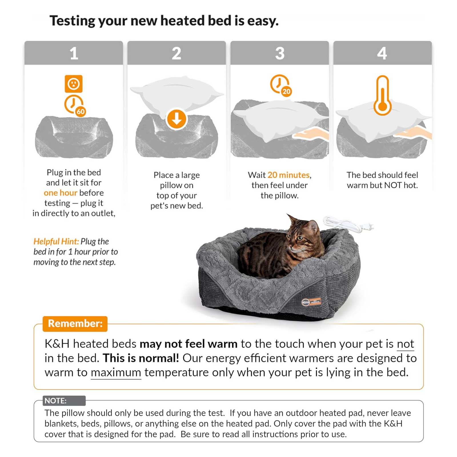 Thermo-Pet Lounge Sleeper Heated Cat & Dog Bed
