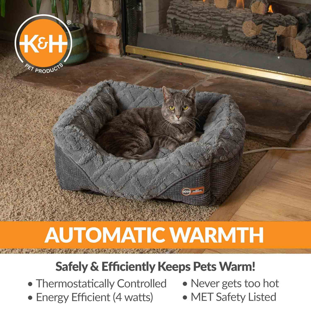 Thermo-Pet Lounge Sleeper Heated Cat & Dog Bed
