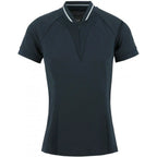 Navy blue polo athletic top