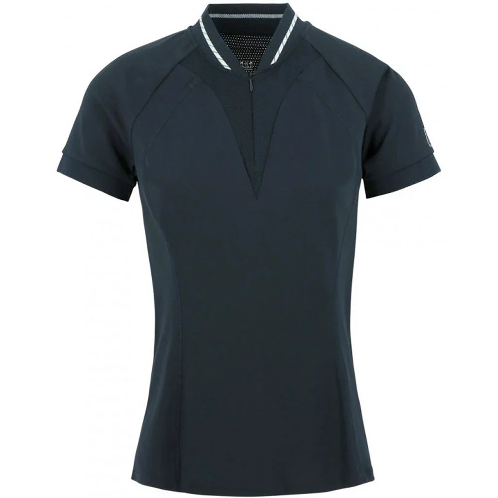 Navy blue polo athletic top