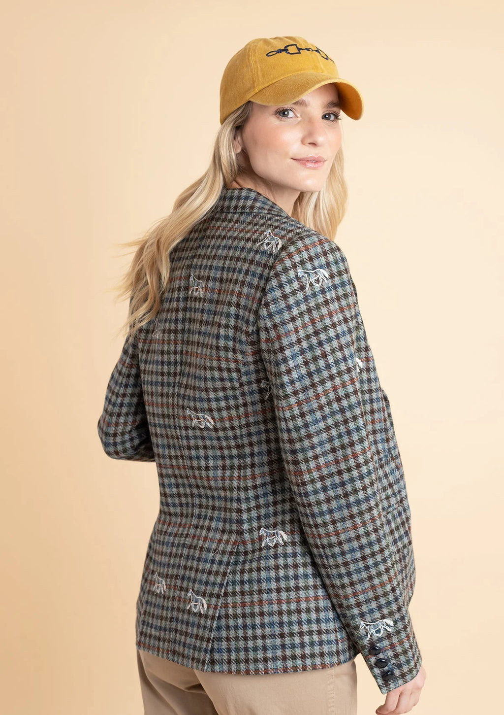 Scarlet Blazer - Embroidered Italian Wool